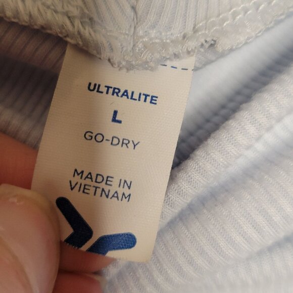 Old Navy Ultralite Lightweight Women's Long Sleeve Light Blue Top Size L - Picture 3 of 3